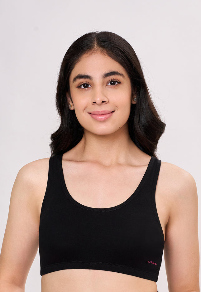 Full coverage girls bra