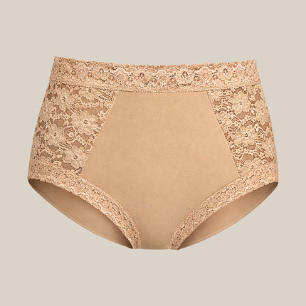 MAROON Find My Skin Tone Cotton Elastane High Rise Briefs Soft Stretchy Full Coverage High Waist Hold Zero Roll Grip Vanishing Waistband Hipster Panty