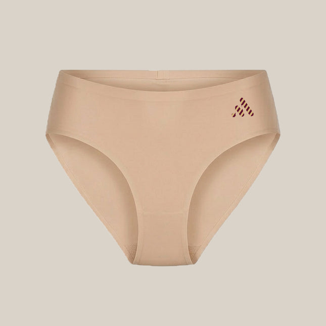 MAROON Find My Skin Tone Airlift Zero Panty Lines Air Light Control Fitted Clothes and Loungewear Low Rise No Show Pantylines Air Skin Feel No-Pressure Bond Seamless Bonded Panty