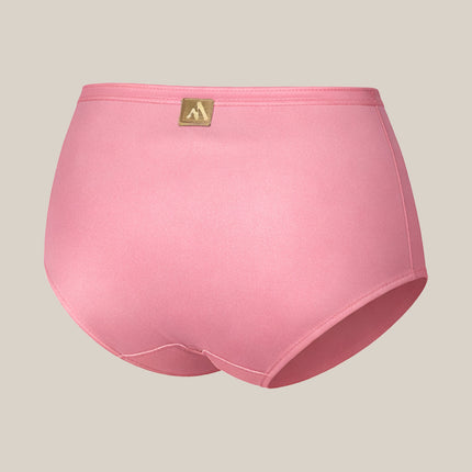 MAROON Find My Skin Tone Nylon Elastane High Rise Briefs Soft Stretchy Full Coverage High Waist Hold Zero Roll Grip Vanishing Waistband Hipster Panty