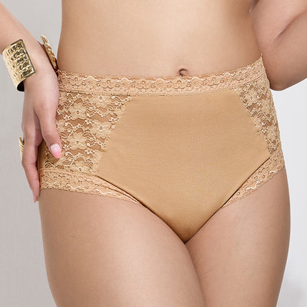 MAROON Find My Skin Tone Cotton Elastane High Rise Briefs Soft Stretchy Full Coverage High Waist Hold Zero Roll Grip Vanishing Waistband Hipster Panty