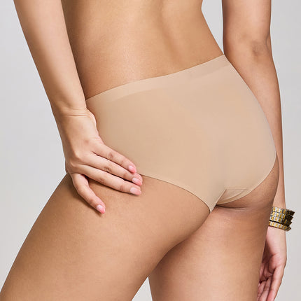 MAROON Find My Skin Tone Airlift Zero Panty Lines Air Light Control Fitted Clothes and Loungewear Low Rise No Show Pantylines Air Skin Feel No-Pressure Bond Seamless Bonded Panty