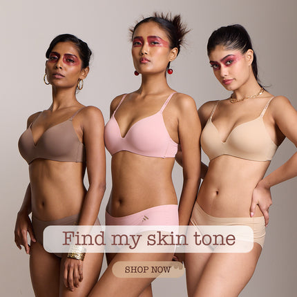 MAROON Velour Lift Find My Skin Tone Seamless Padded Plunge Deeper Cleavage Signature Straps Women Everyday T-Shirt Bra - Caramel