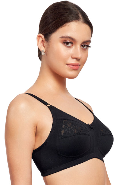 Cotton Seamed bra