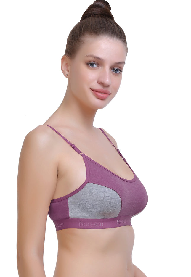 Non wired sports bra