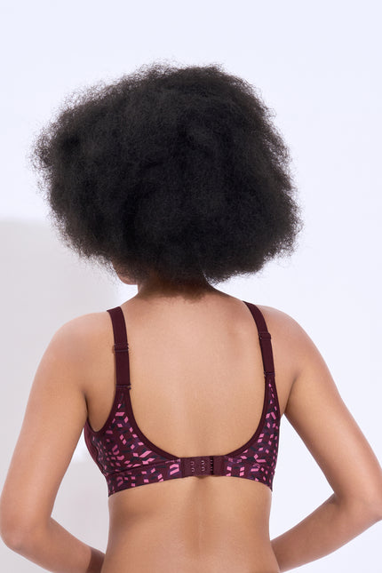 Maroon non wired bra