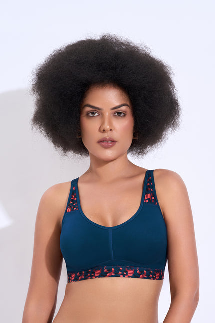 Sports seamless bra