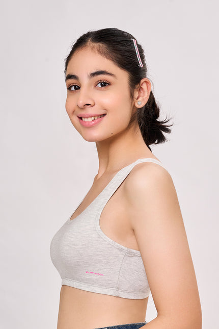 seamless cotton sports bra